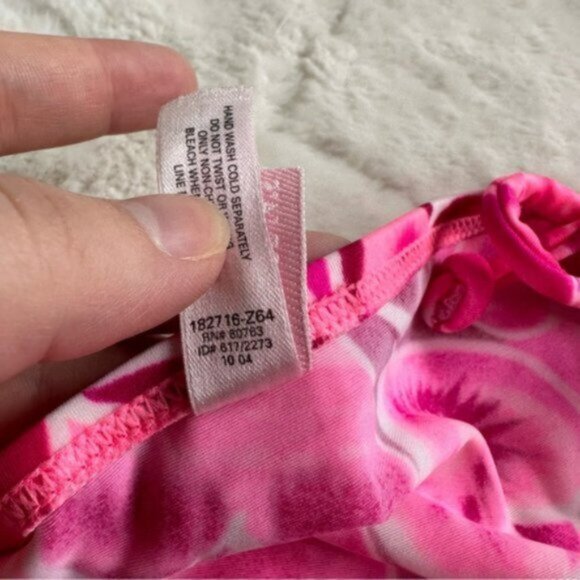 Victoria's Secret | Vintage Hearts Triangle Tie Bikini Set | Size Large - Picture 10 of 10